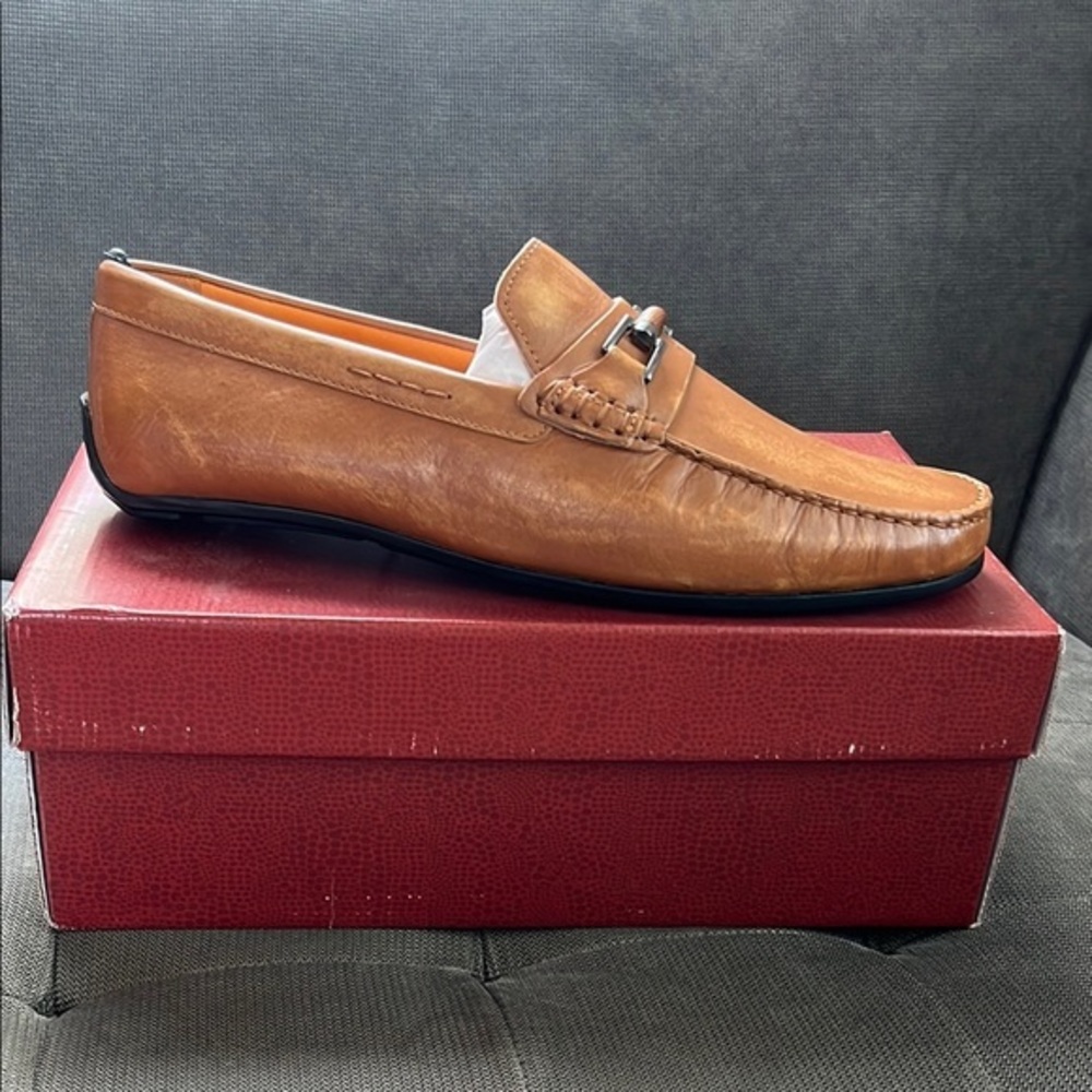 🇪🇸🥑NIB Donald Pliner Imari Horsebit Leather Moccasin Loafers 13 | Luxury Coastal